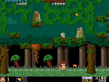 Wardner no Mori (Japan) screen shot game playing